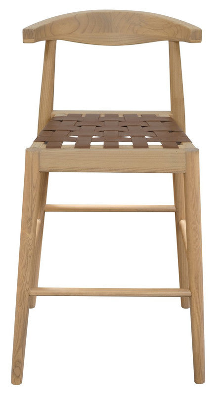 Elliot Leather Kitchen Counter Stool