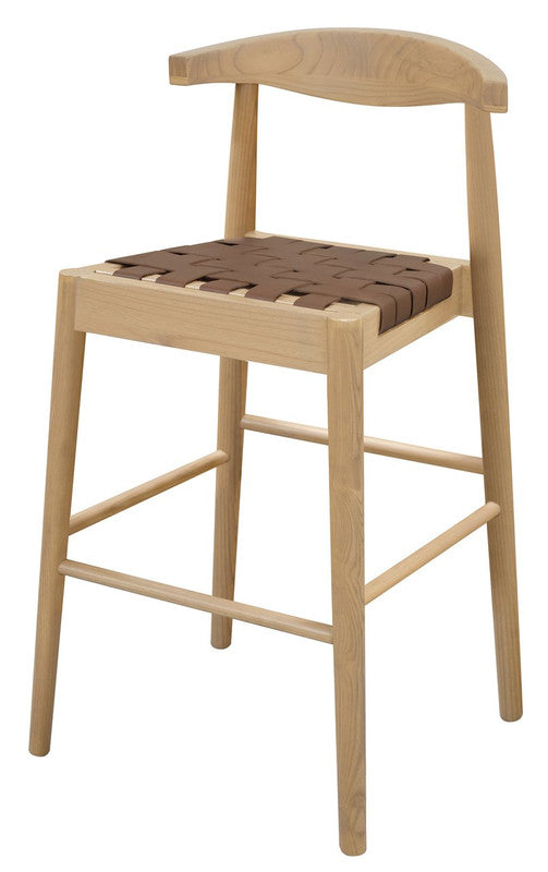Elliot Leather Kitchen Counter Stool