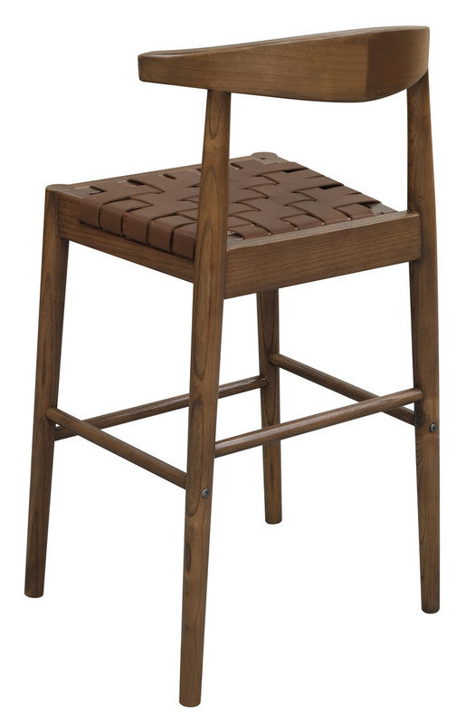 Elliot Leather Kitchen Counter Stool