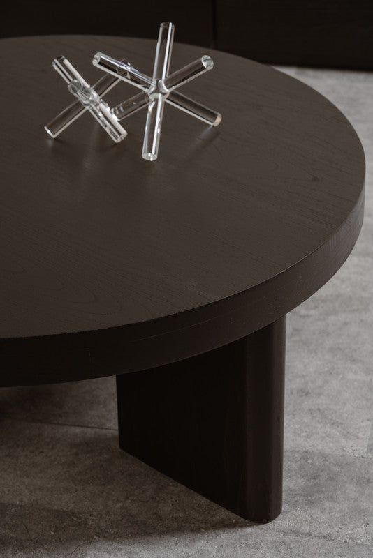 Apollo Round Solid Mindi Timber Coffee Table
