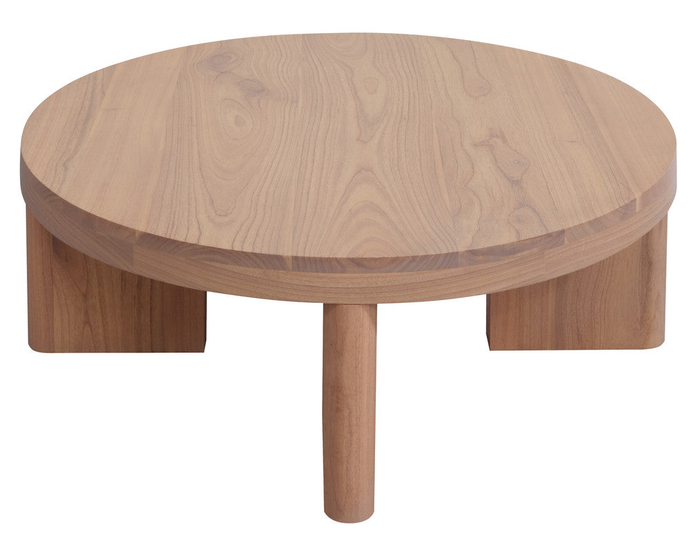Apollo Round Solid Mindi Timber Coffee Table