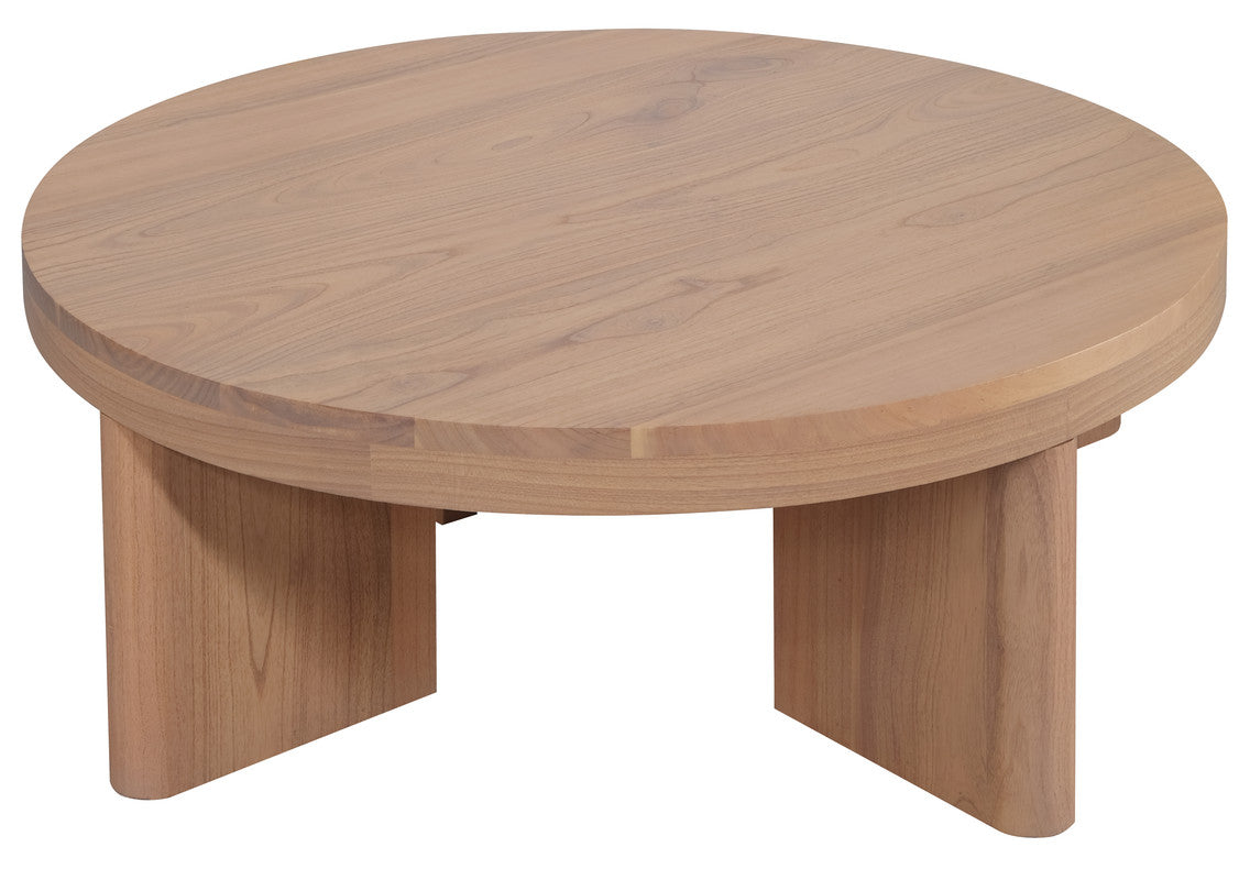 Apollo Round Solid Mindi Timber Coffee Table