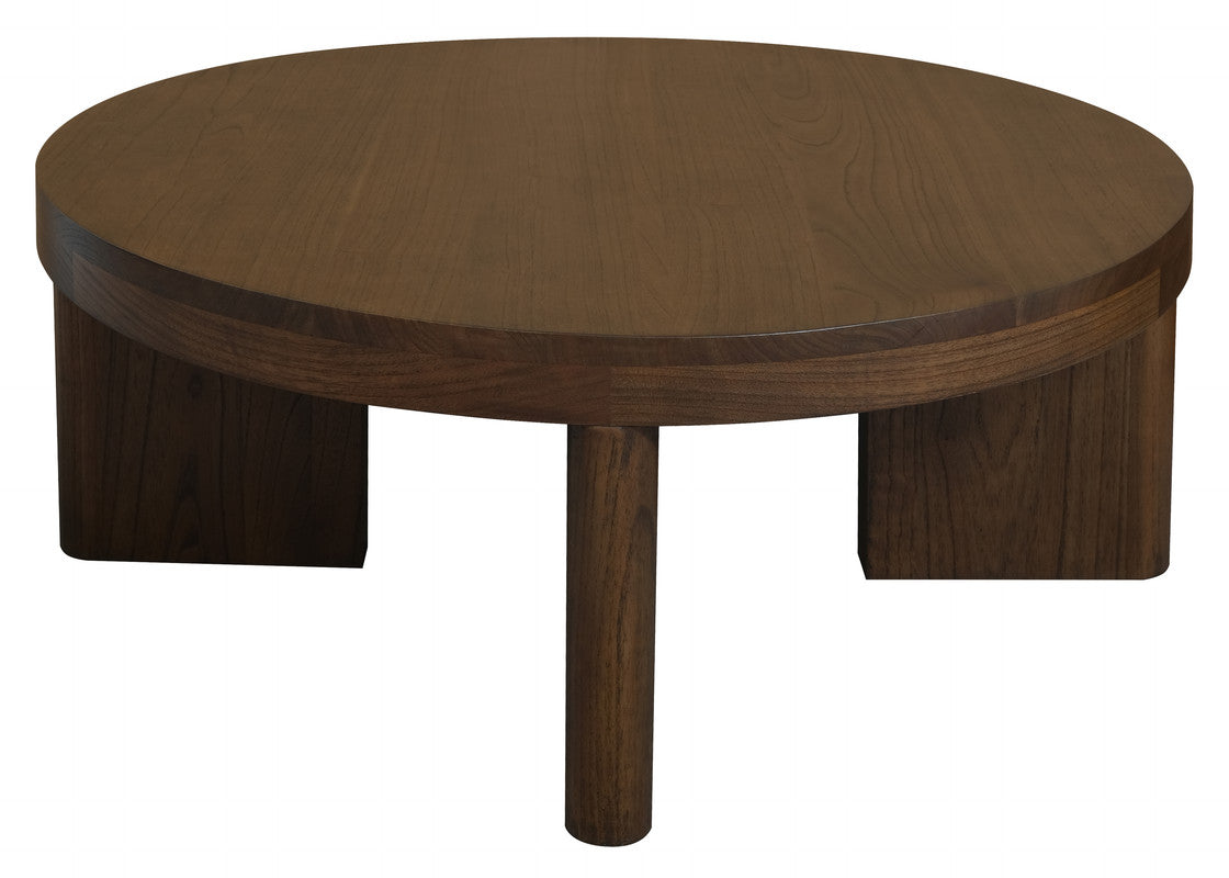 Apollo Round Solid Mindi Timber Coffee Table
