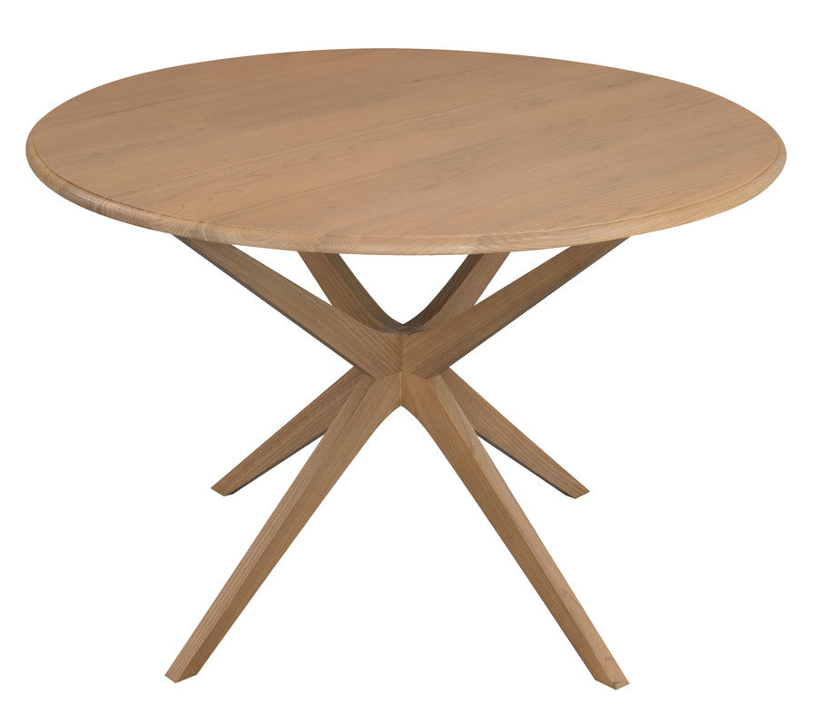 Dion Solid Oak Round Dining Table