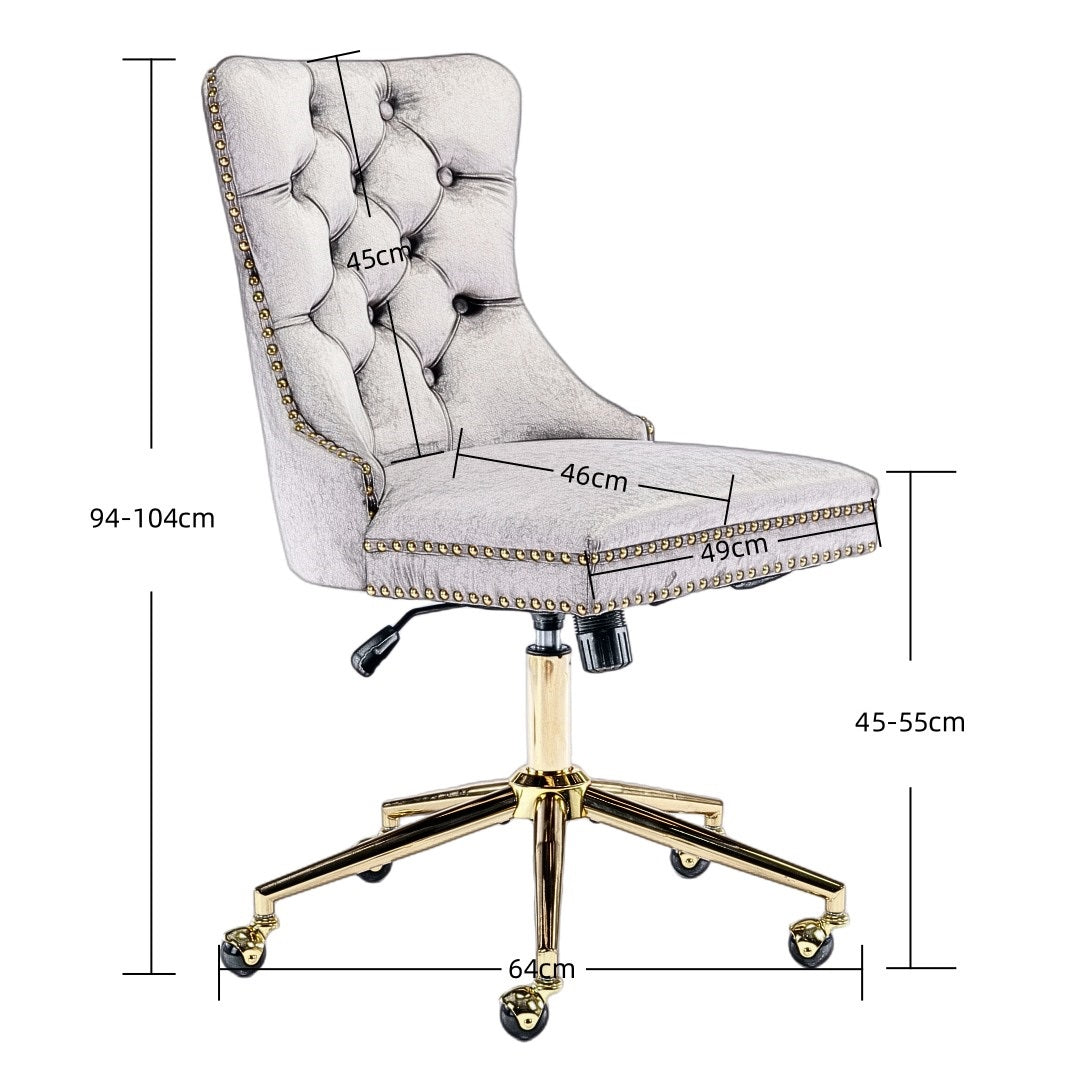 Velvet Home Office Chair