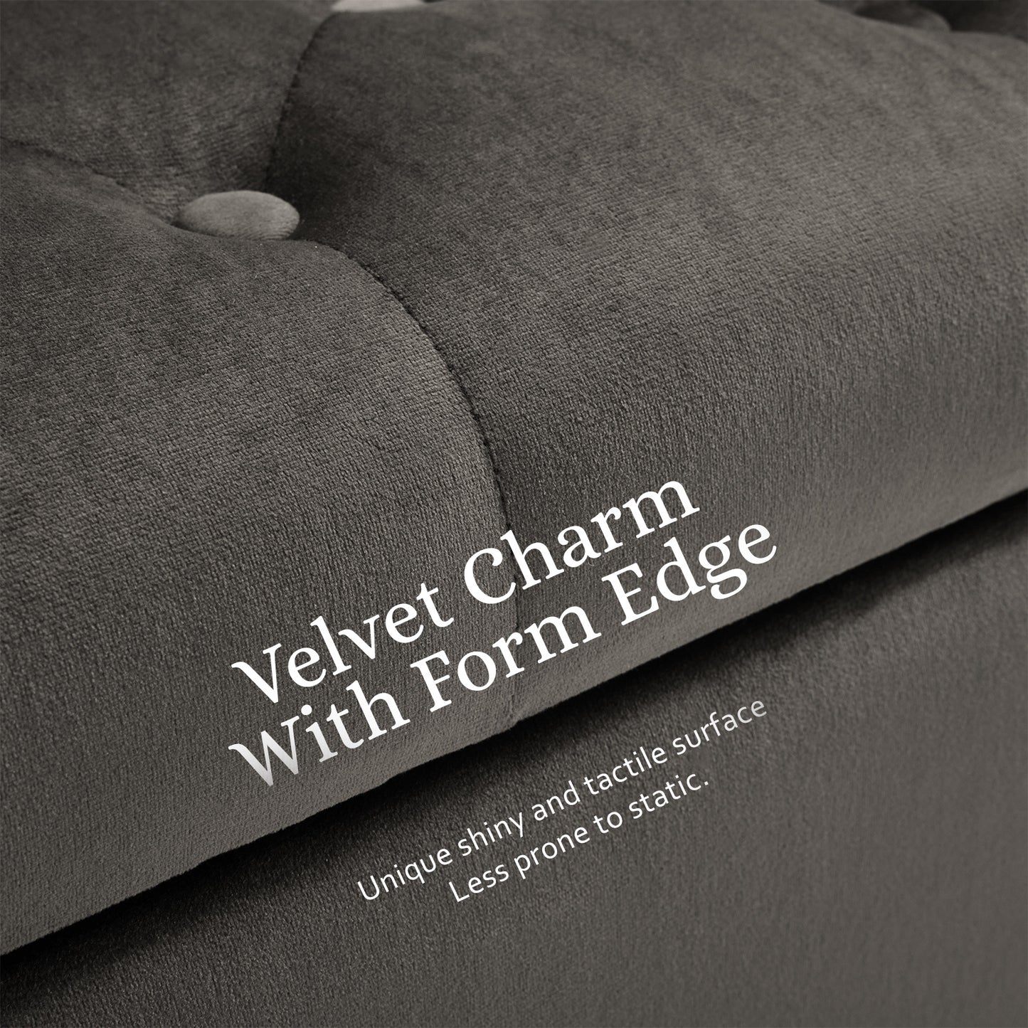 Velvet Storage Ottoman – Sculptural Seating · Fast Dispatch · Limited Stock Only 30 left