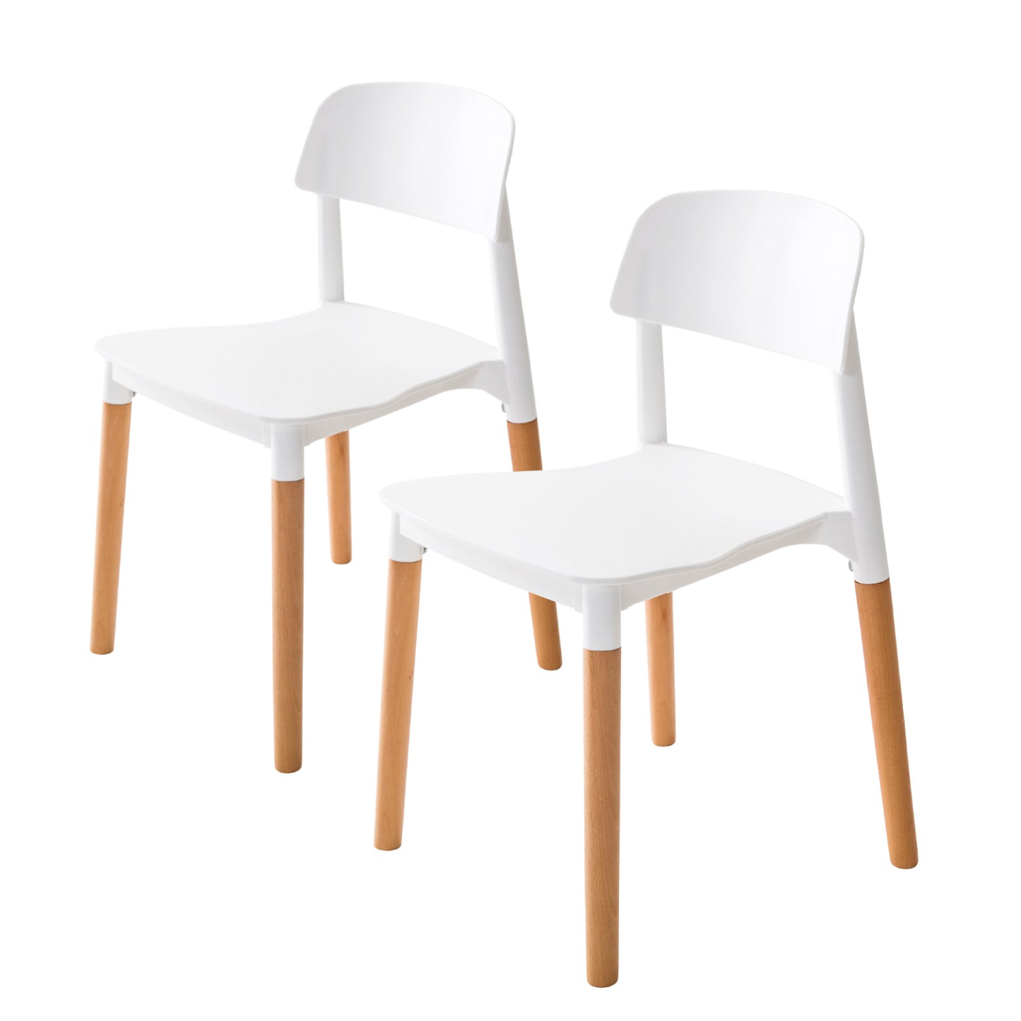 2X Retro Belloch Stackable Dining Cafe Chair