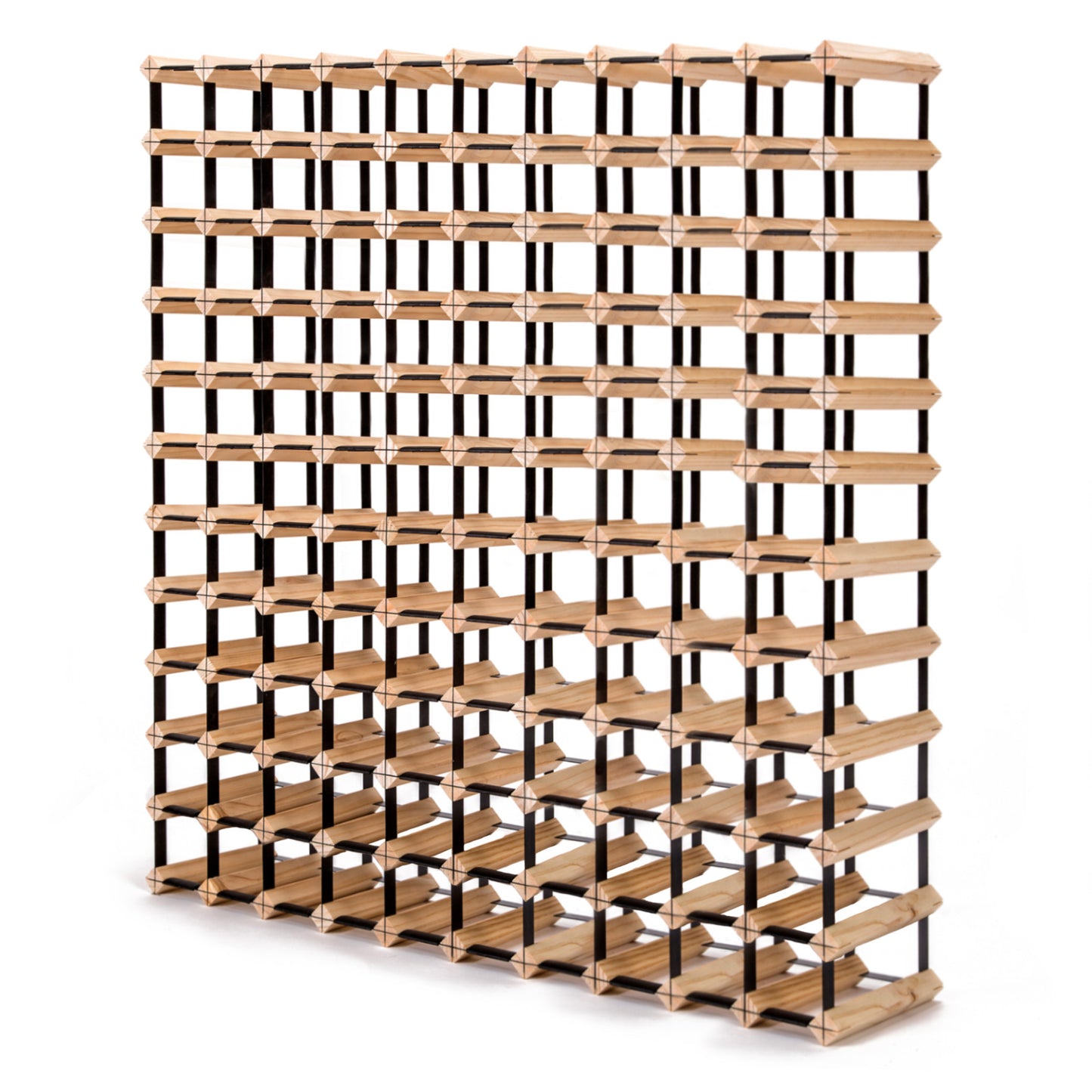 Timber Wine Rack Storage Cellar Organiser for Multiple Bottles