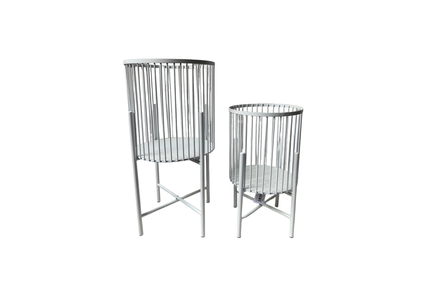 Logan Planter – Matte Finish, Small White