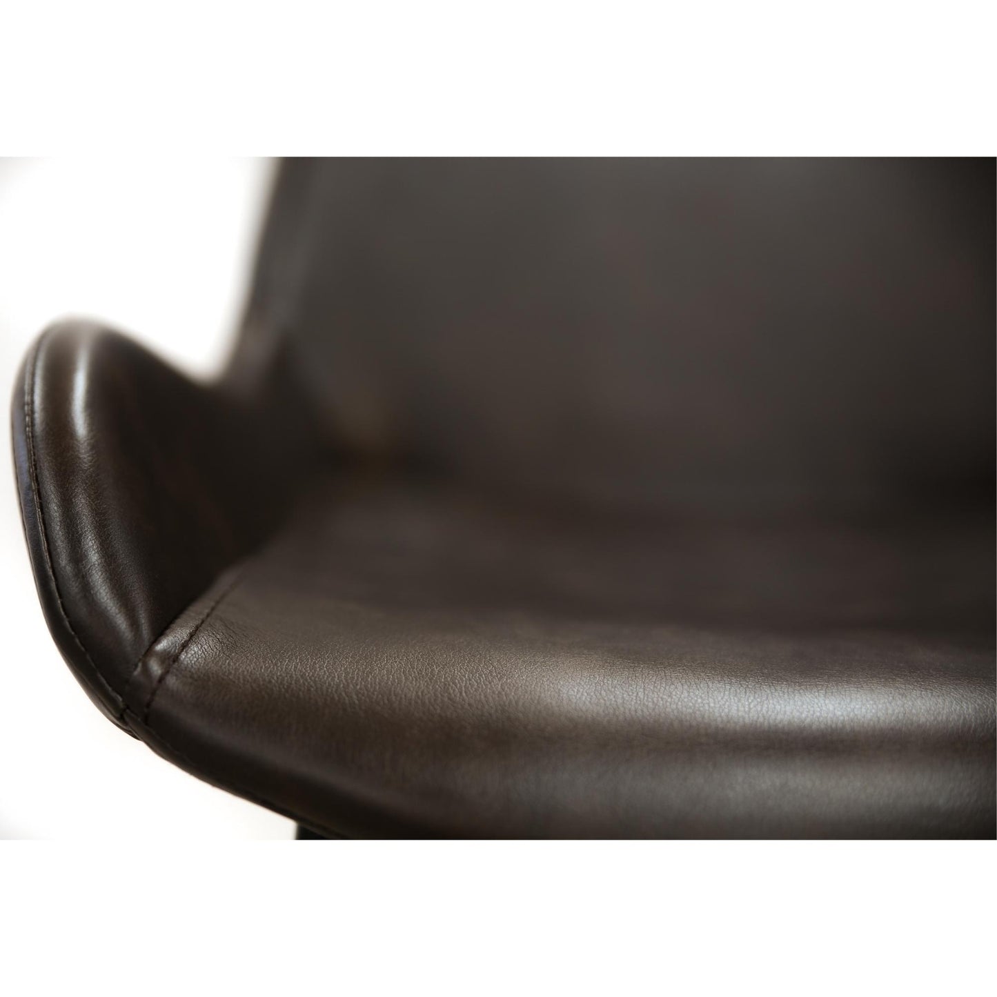 Brando Set of 2 PU Leather Upholstered Bar Chair Metal Leg Stool