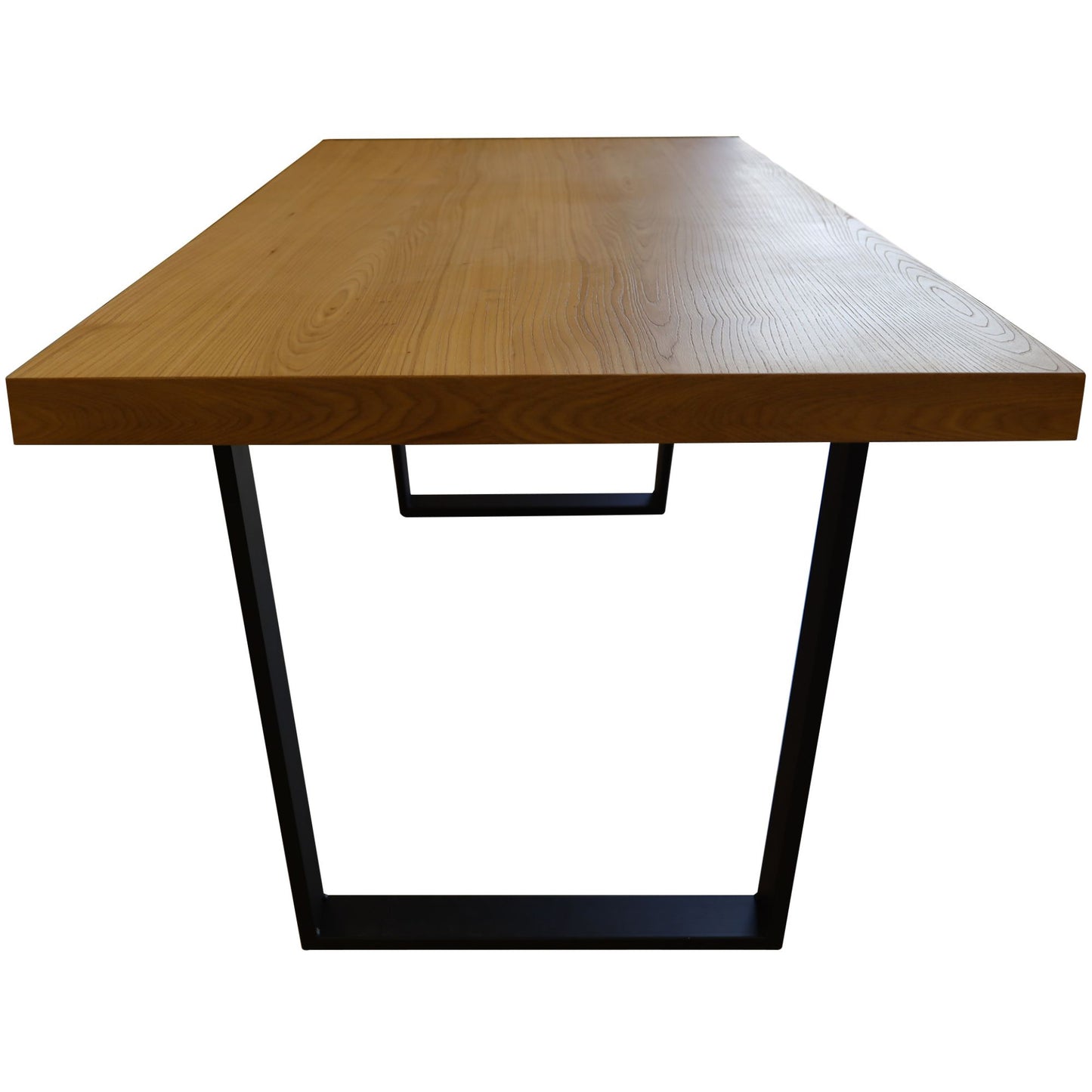 Petunia 9pc 210cm Dining Table Set 8 Arched Back Chair Elm Timber Wood