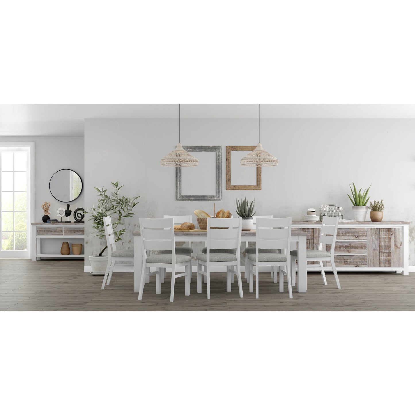 Plumeria Dining Table Solid Acacia Wood Home Dinner Furniture