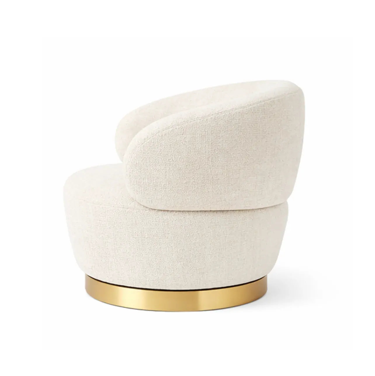 Interior Ave - Luna Swivel Armchair - Vanilla Oat