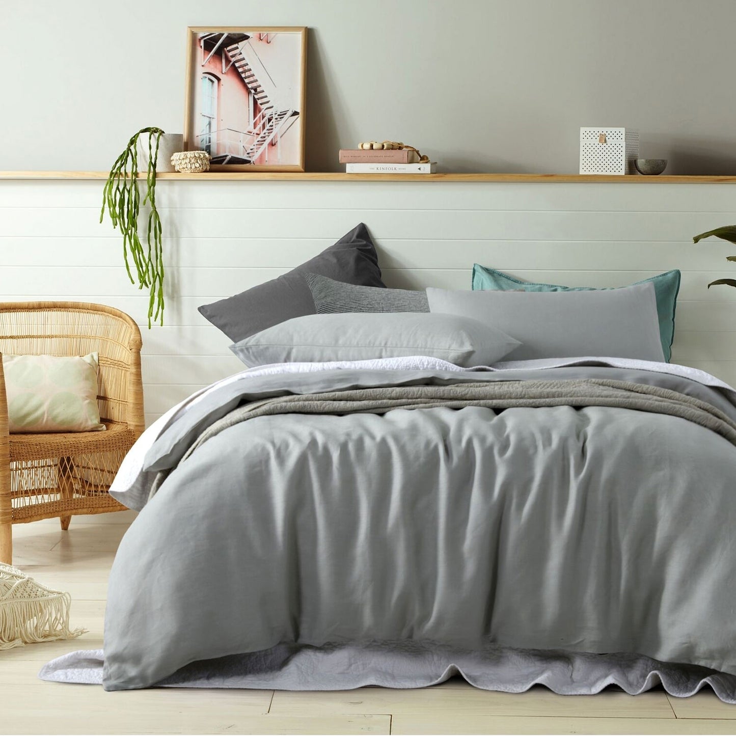 Vintage Design Homewares 100% Linen Quilt Cover Set