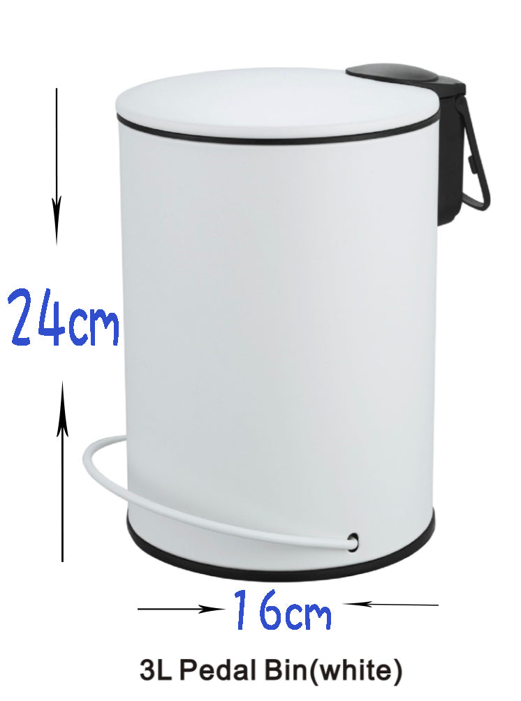 3L Soft Close Pedal Bin