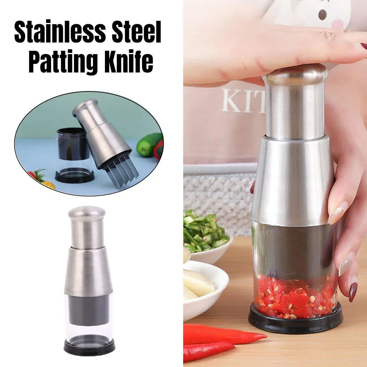 Garlic Press Crusher – Manual Mincer, 304 Stainless Steel