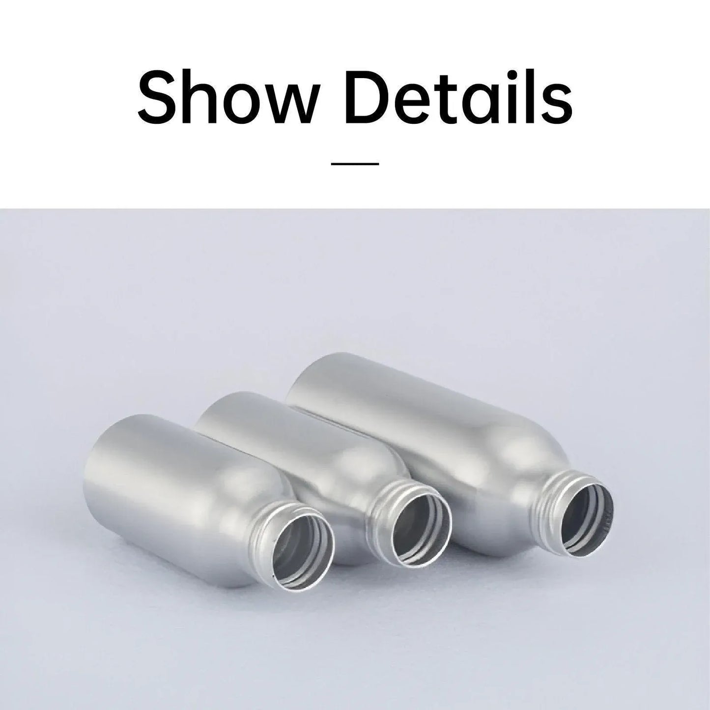 Aluminum Refillable Spray Bottles – Fine Mist, 120ml, Set of 10