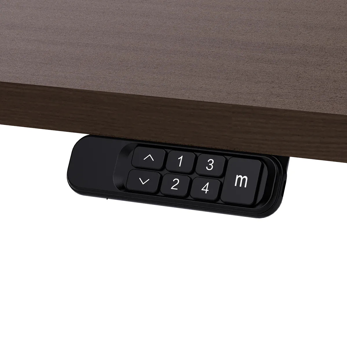 ErgoDesk Electric Standing Desk – Dual Motor, 160cm Walnut/Black