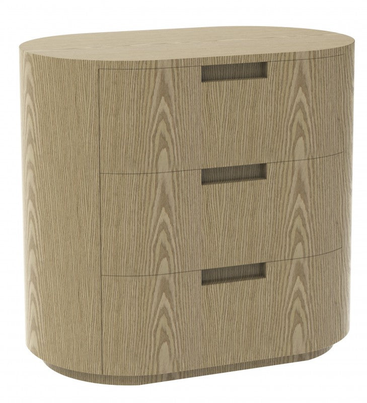 Bedside Table – Oak Veneer, 61 cm