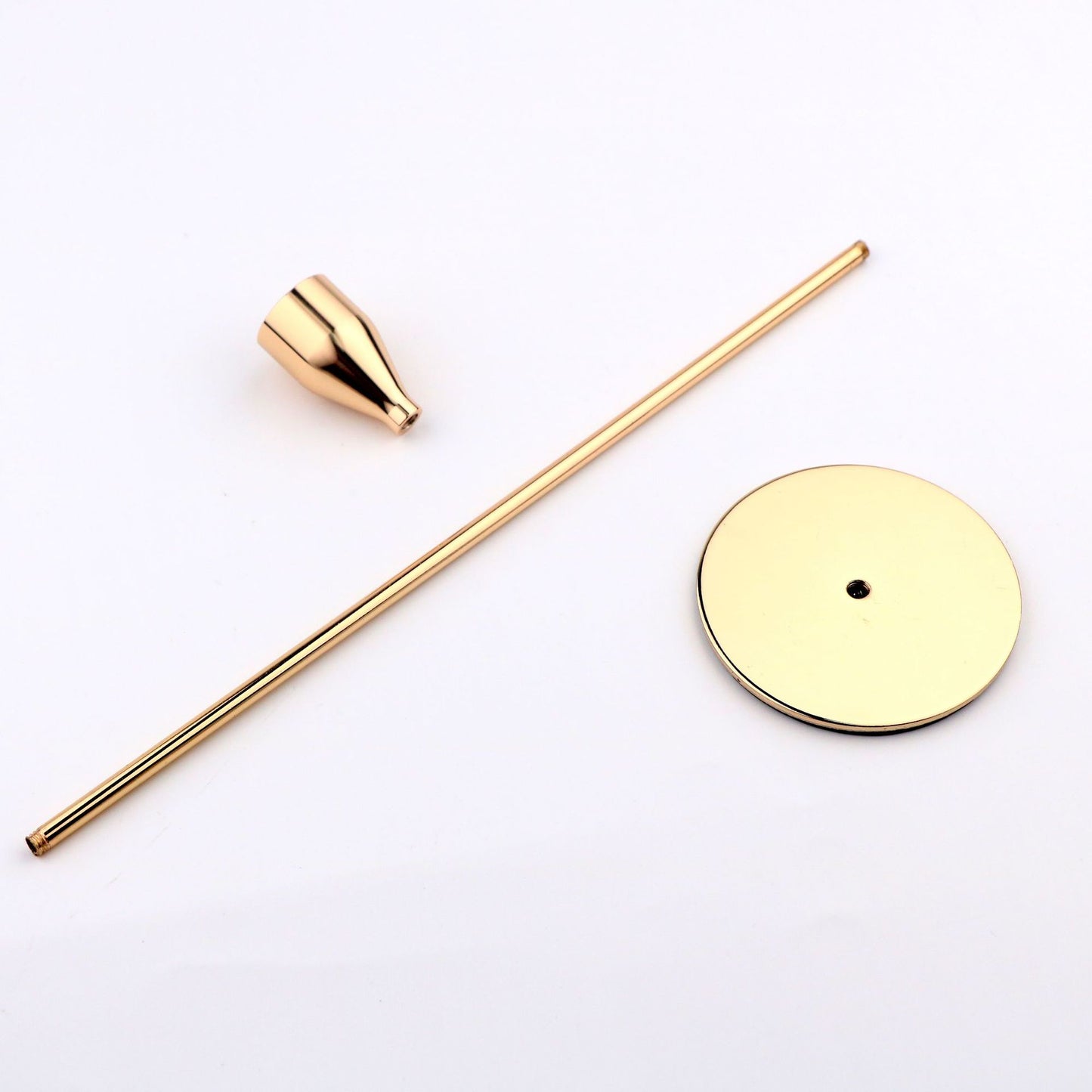 Minimalist Metal Candle Holder Set - 3-Piece Romantic Candle Cup Set for Living Room Decor, Elegant Dinner Table Accent