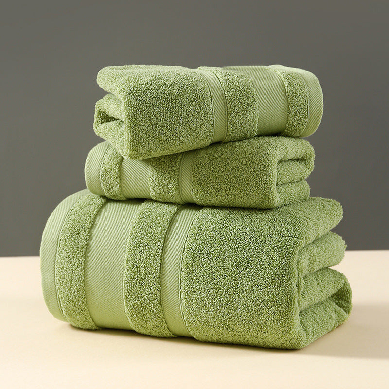 Luxury 3-Piece 100% Cotton Towel Set - Bath, Hand & Face Towels