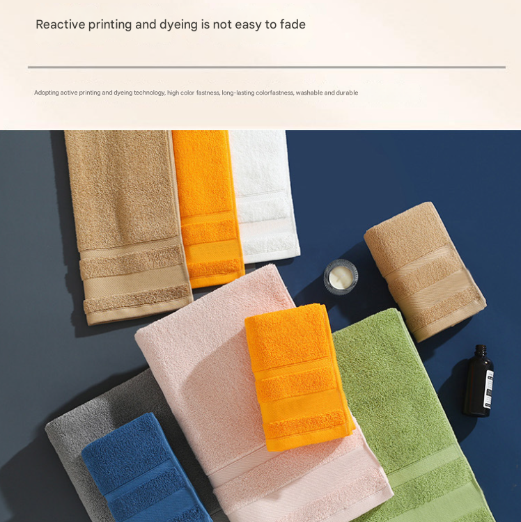 Luxury 3-Piece 100% Cotton Towel Set - Bath, Hand & Face Towels