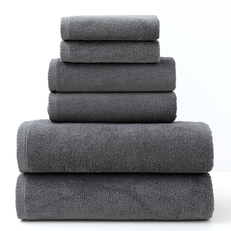 Premium Cotton Towel Set - 6 Pieces, Soft & Absorbent Bath Towels for Adults