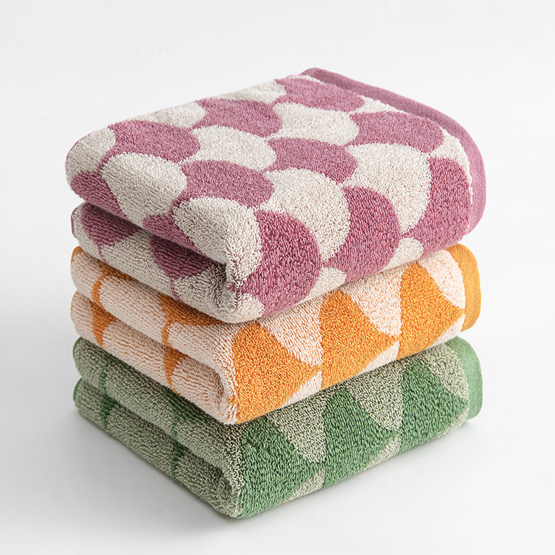 Thickened and Enlarged Cotton Hand Towels - 3 Pack - Soft and Absorbent Bath Towels for Adults