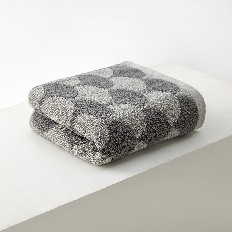 Thickened and Enlarged Cotton Hand Towels - 3 Pack - Soft and Absorbent Bath Towels for Adults
