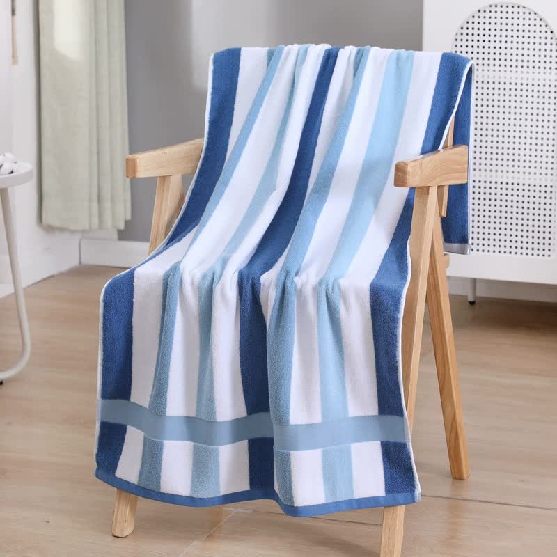 Ultra-Absorbent Long-Fiber Cotton Large Bath Towel – Perfect for Home, Hotel, and Beauty Salons