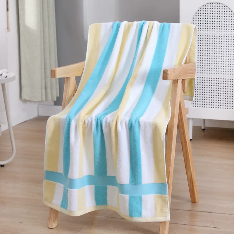 Ultra-Absorbent Long-Fiber Cotton Large Bath Towel – Perfect for Home, Hotel, and Beauty Salons