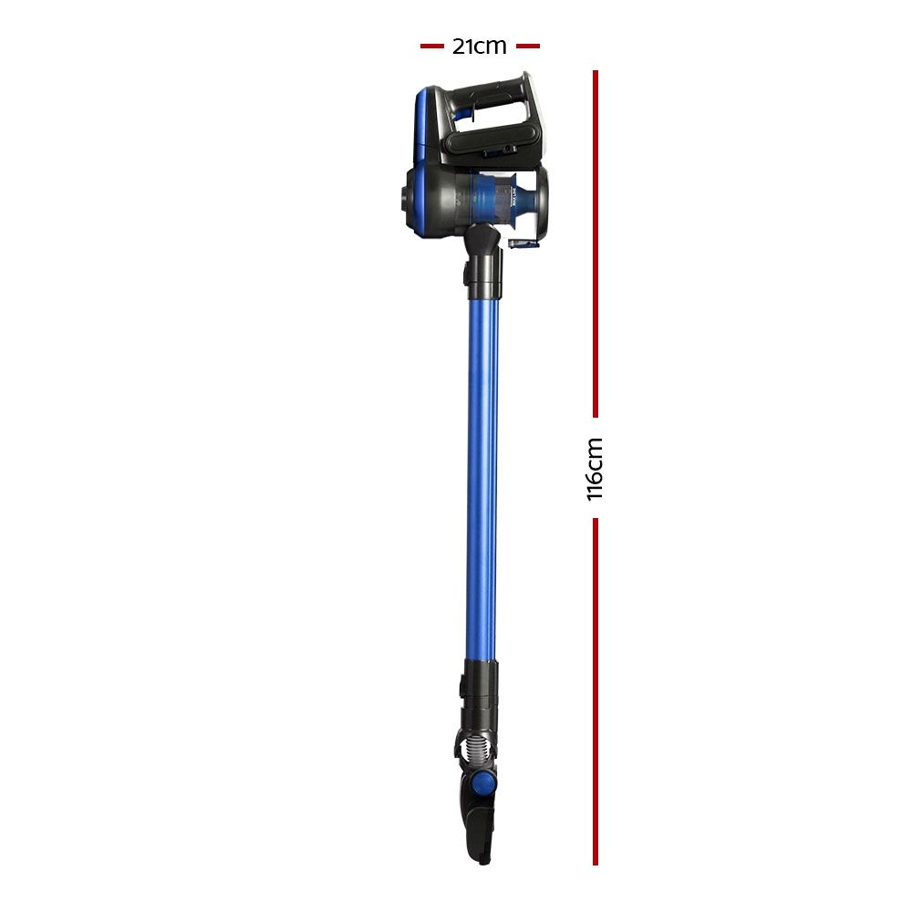 Devanti Stick Vacuum Cleaner – Brushless Motor, Cordless 250W Blue