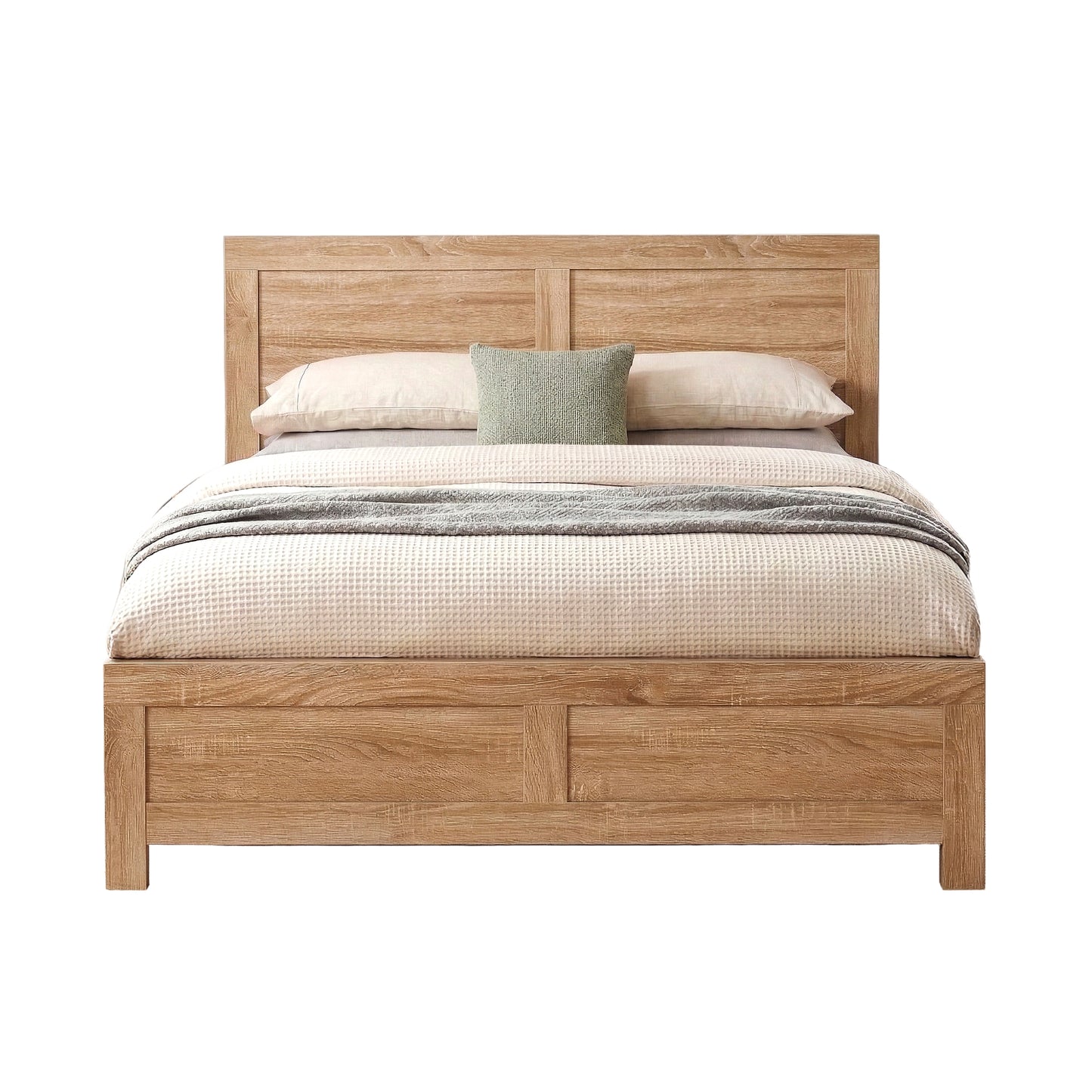 King Single Wooden Bed Frame – Pine Wood, Smooth Finish