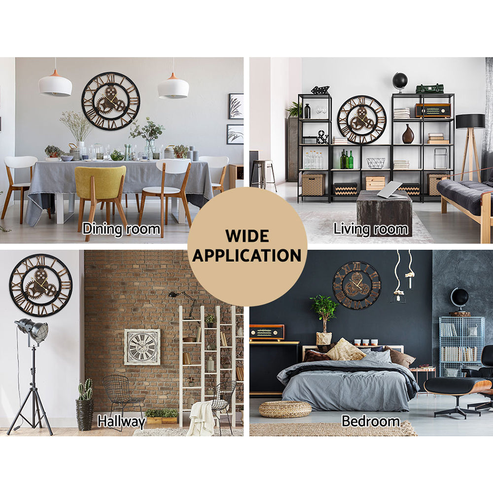 Artiss Large Retro Roman Numerals Wall Clock