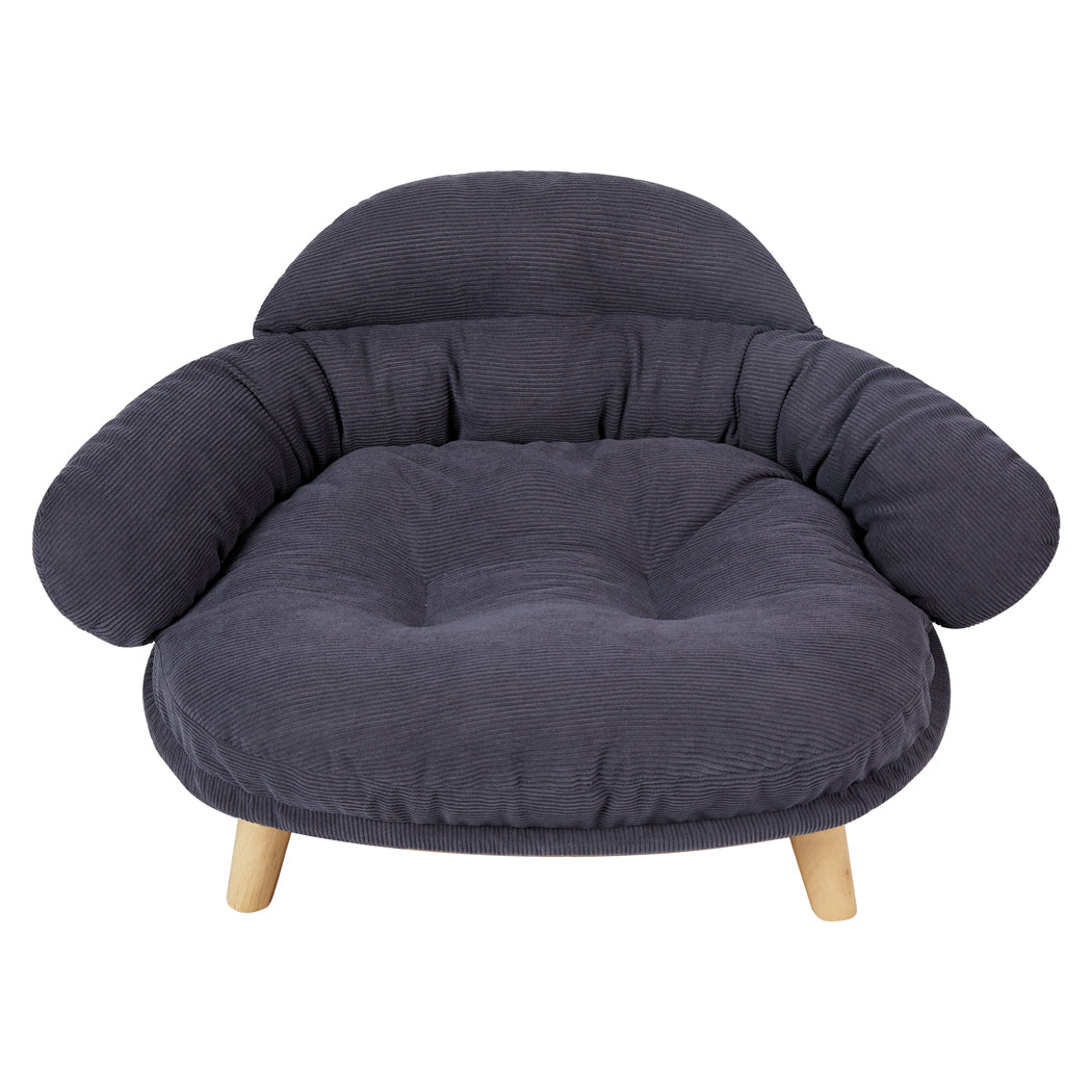 Pawz Elevated Pet Dog Cat Sofa Bed Couch L Size Grey-2029387203972567040