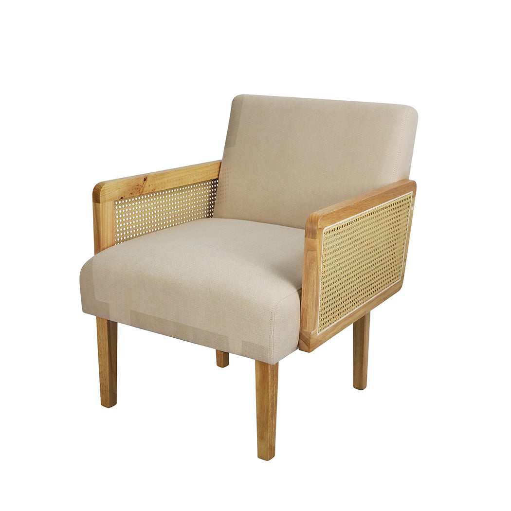 Levede Rattan Lounge Armchair-2065254401299320832