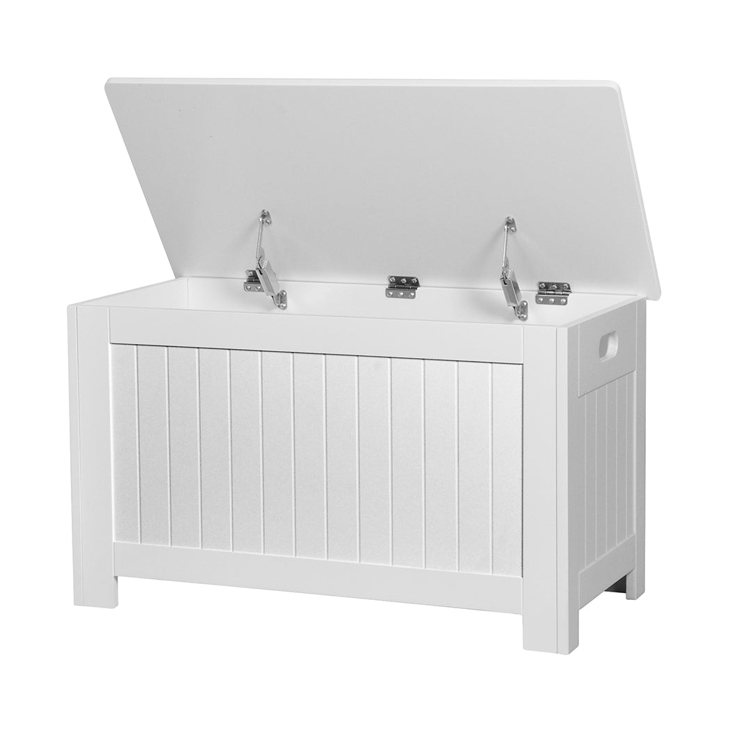 Levede Kids Toy Box Storage Chest Cabinet White-2025742033838280704