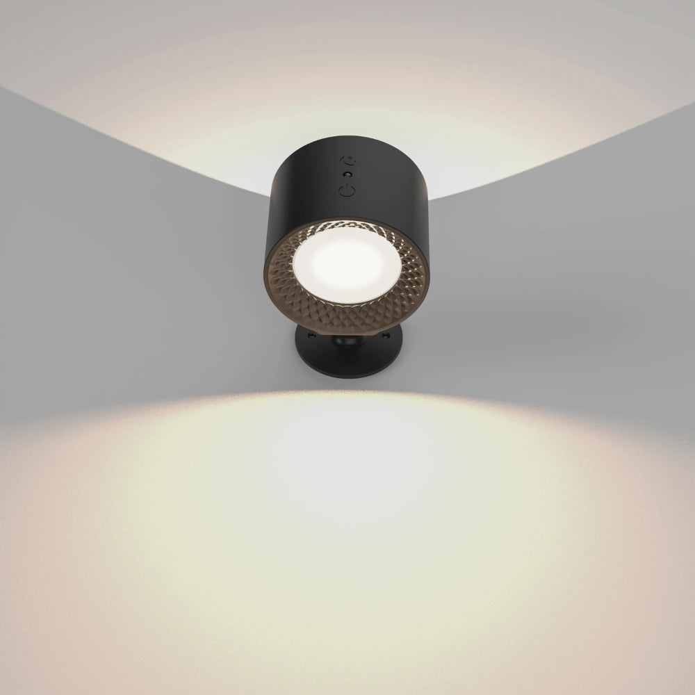 Led Double Head Wall Lamp Touch Control Remote Portable Night Light