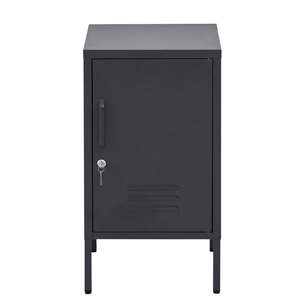 Artiss Bedside Table Metal Cabinet