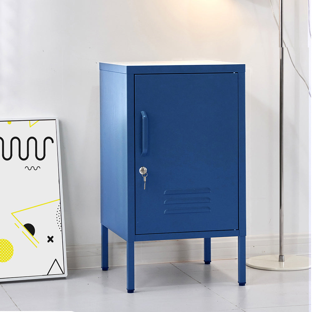 Artiss Bedside Table Metal Cabinet