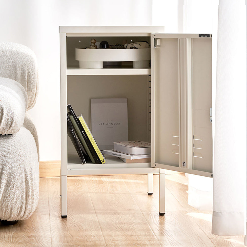 Artiss Bedside Table Metal Cabinet