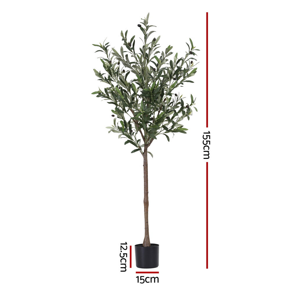 Artificial Olive Tree – Lifelike Indoor Decor, 155cm