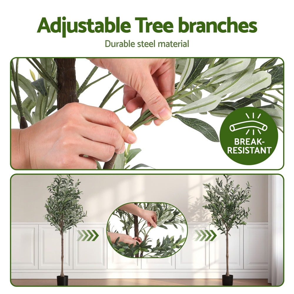 Artificial Olive Tree – Lifelike Indoor Decor, 155cm