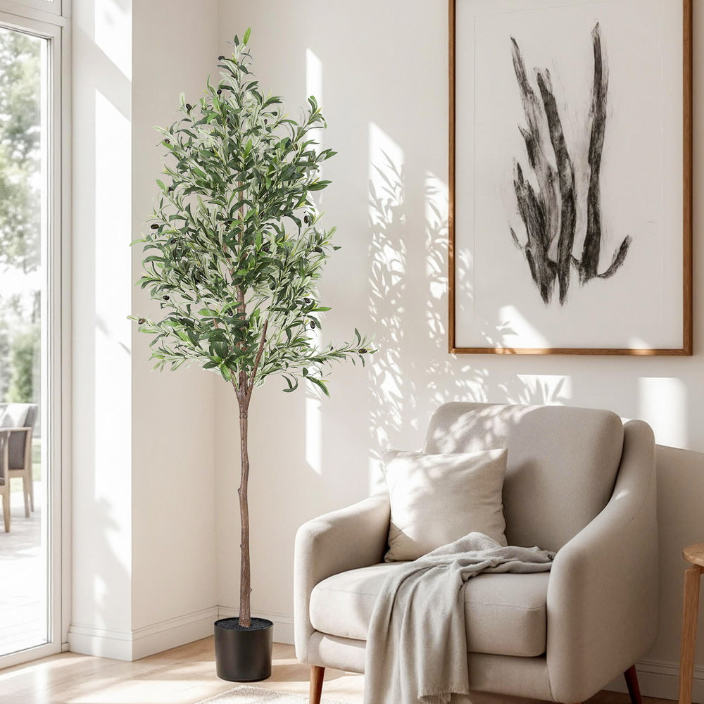 Artificial Olive Tree – Lifelike Indoor Decor, 1.8m