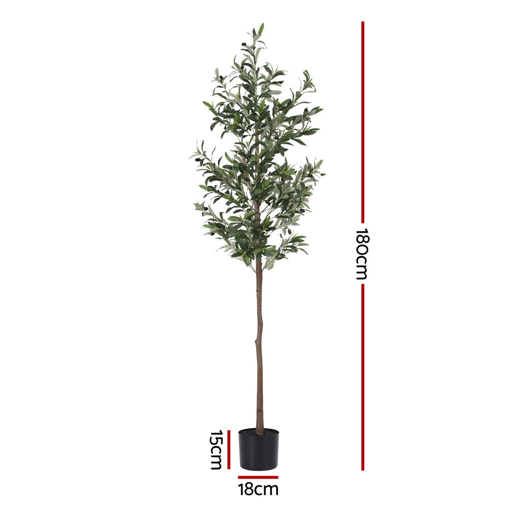 Artificial Olive Tree – Lifelike Indoor Decor, 1.8m