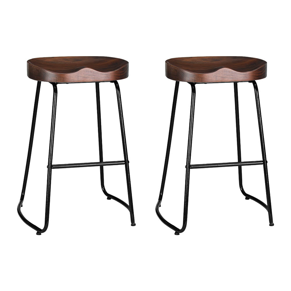 TWSC 2x Bar Stools Tractor Seat 65cm