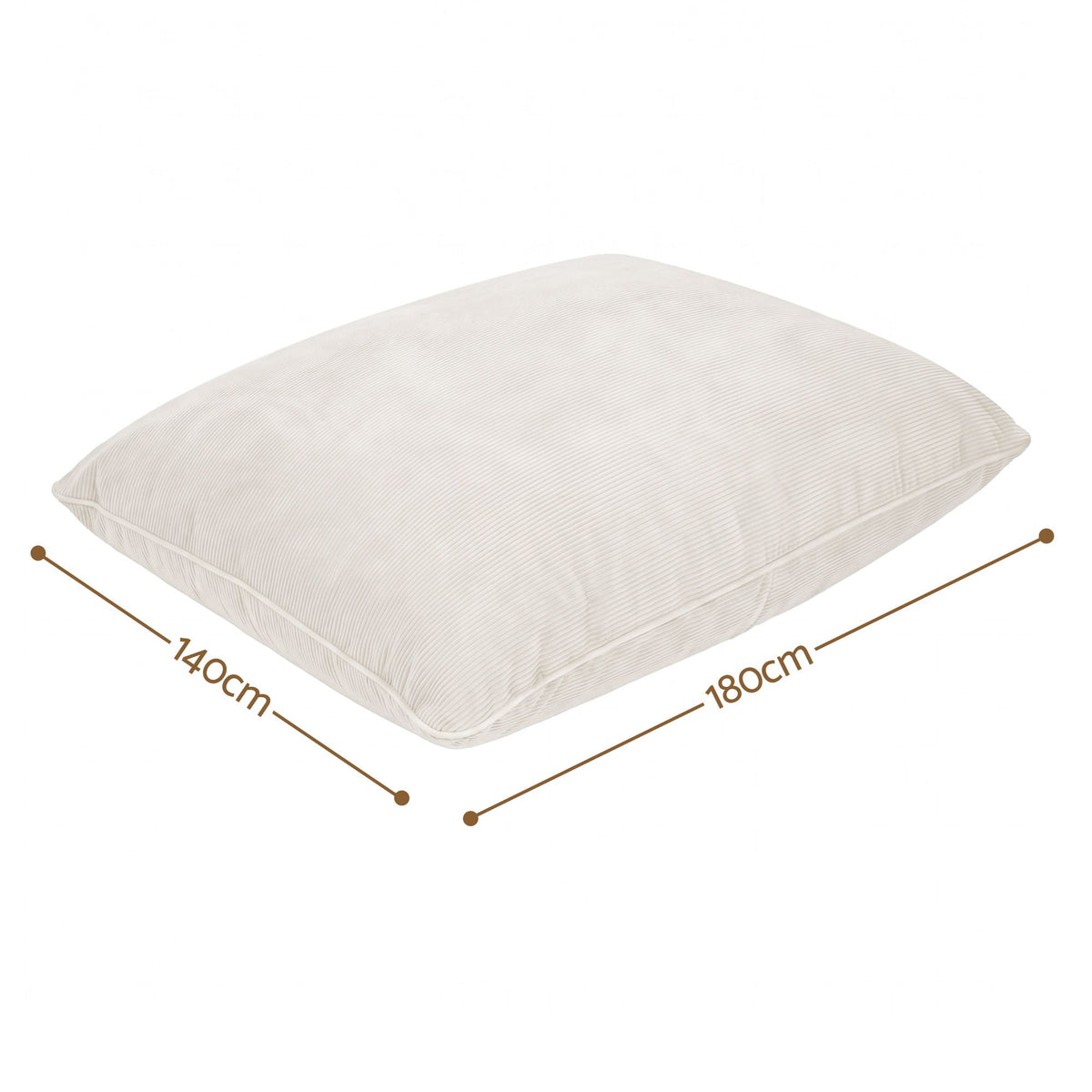 TWSC 3 in 1 Bean Bag Chair Cover (No Filler) Convertible Bean Bag for Adults, Corduroy Stuffed Animal Storage Bean Bag Cover Washable for Living Room Bedroom, Beige