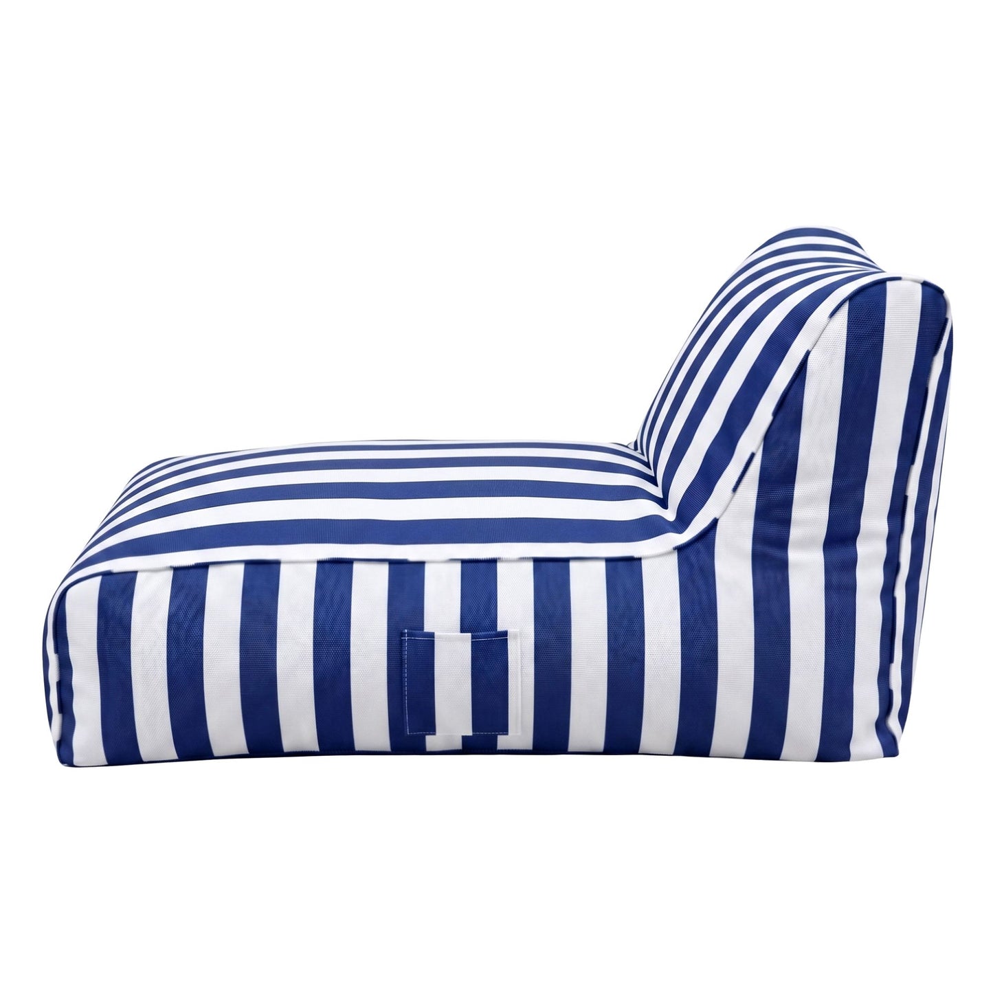 Outdoor Bean Bag Chair Cover – Splash-Proof, Blue Polyester, No Filler