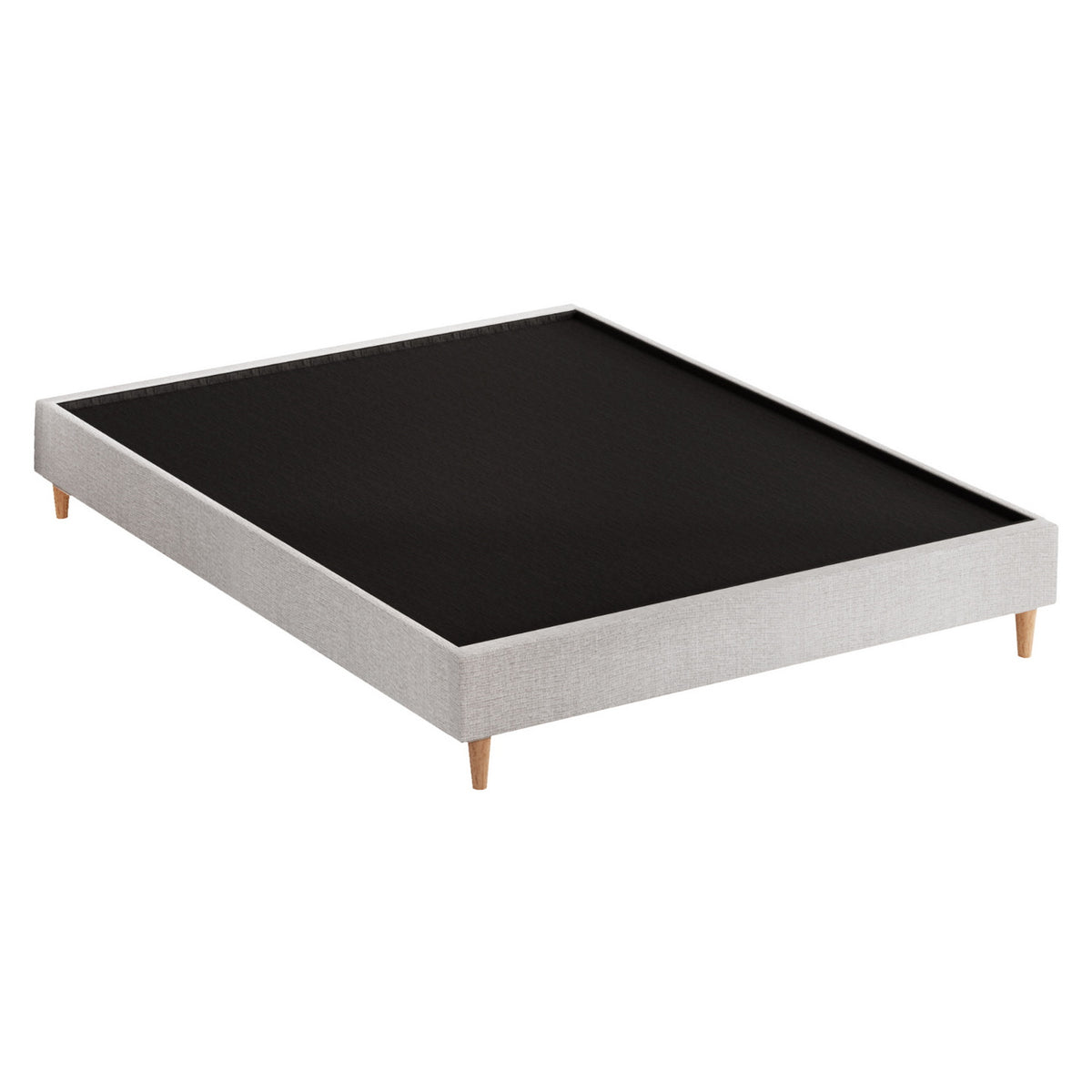TWSC Bed Frame Queen Size Beige ZORA
