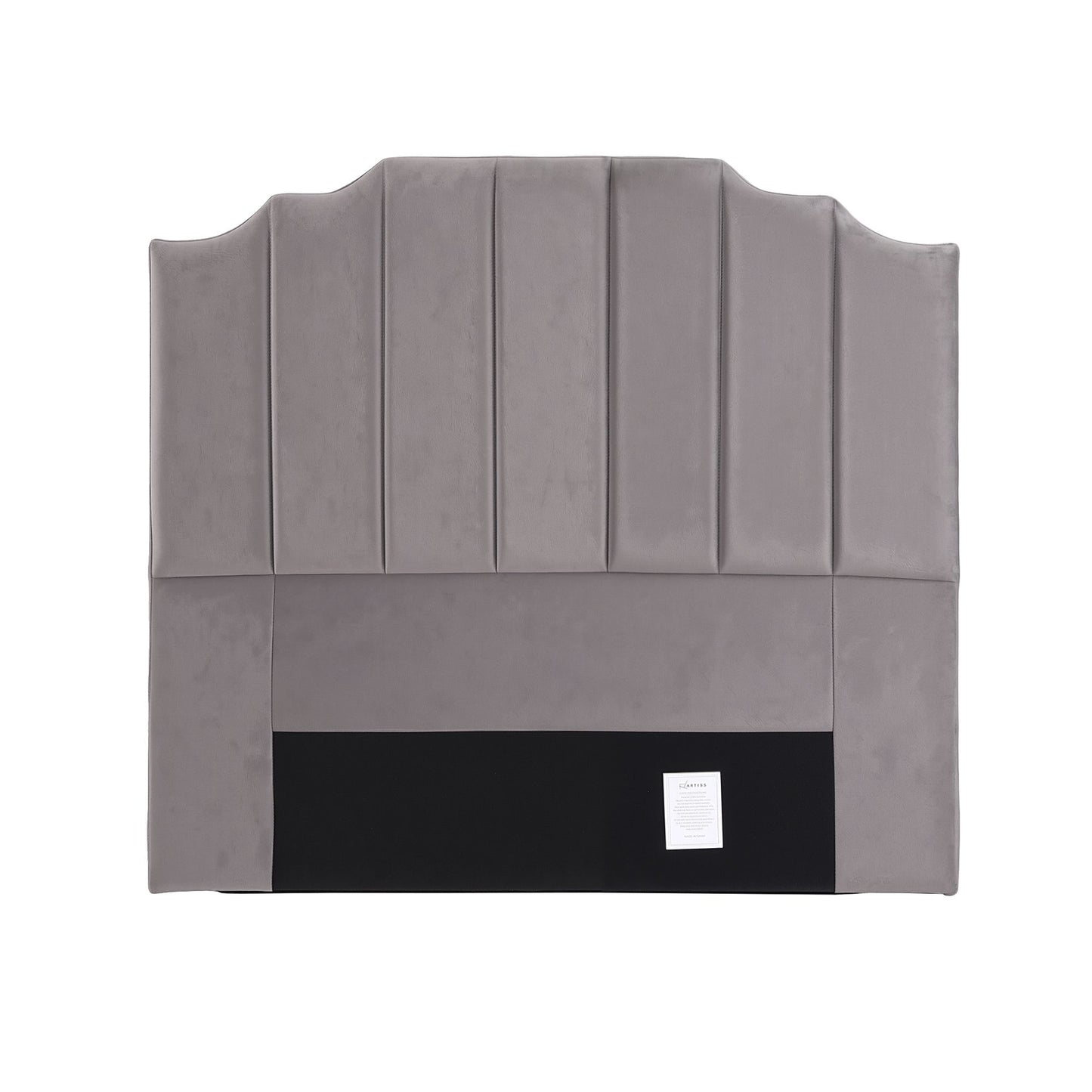 TWSC Bed Head Headboard Double Velvet 138CM - Grey